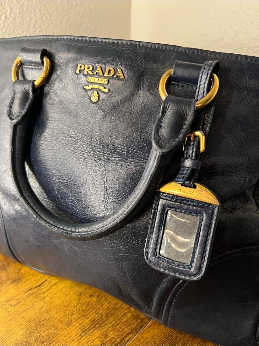 Prada Vitello satchel Galleria style bag - Picture 2 of 12